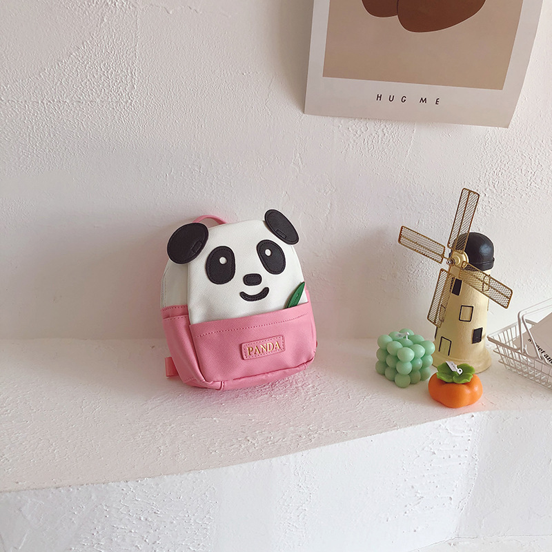 Lindo Panda mochila para niños 2022 nueva mochila de bebé de dibujos animados de jardín de infantes Mochila pequeña para niños