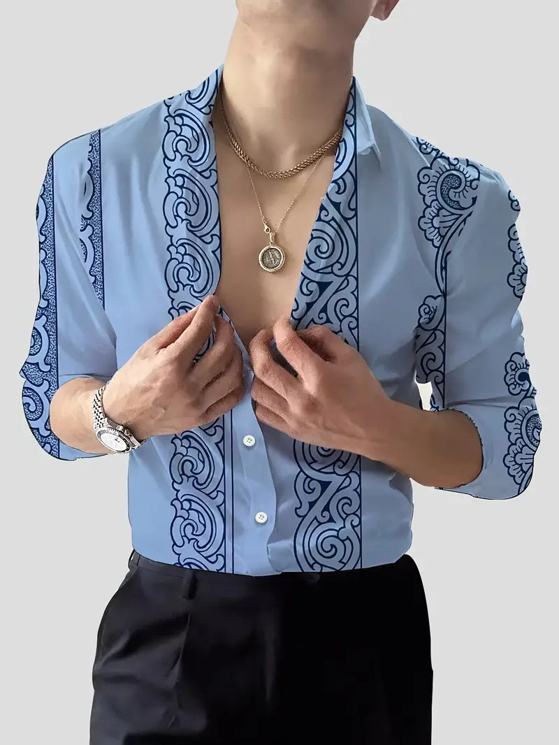 2025 nuevo estilo Amazon comercio exterior casual transfronterizo tendencia de moda salvaje camisa de manga larga de alta calidad MB12