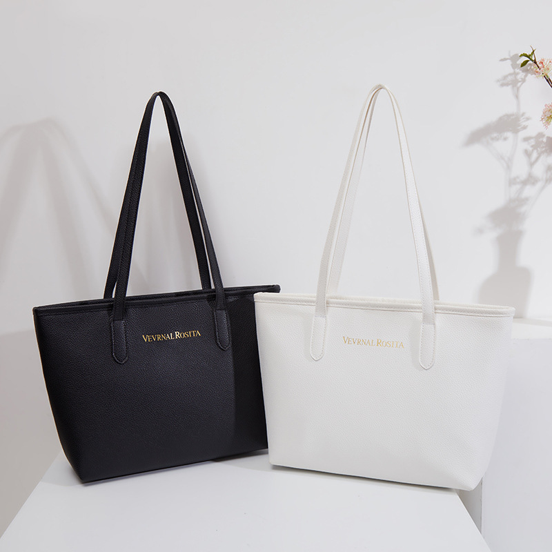 Tote bag tote bag 2025VR new large capacity women's shoulder bag foreign trade women's bag high sense shopping bag Tote bag tote bag 2025VR new large capacity women's shoulder bag foreign trade women's bag high sense shopping bag