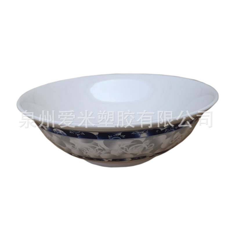 Mido Melamine Soup Bowl Creative Exquisite Decal Craft Tableware Manufacturer Promotion