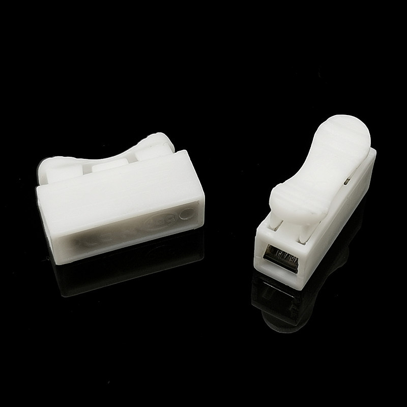 1位按壓快速接線端子一進一出CH-1自鎖按壓式電線連接器