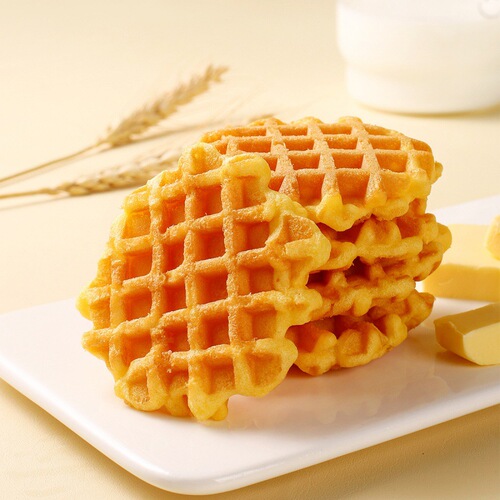 Grocery Store Banana Flavor Croissant Biscuit Yogurt Circle Butter Waffle Cake Children Baby Snacks