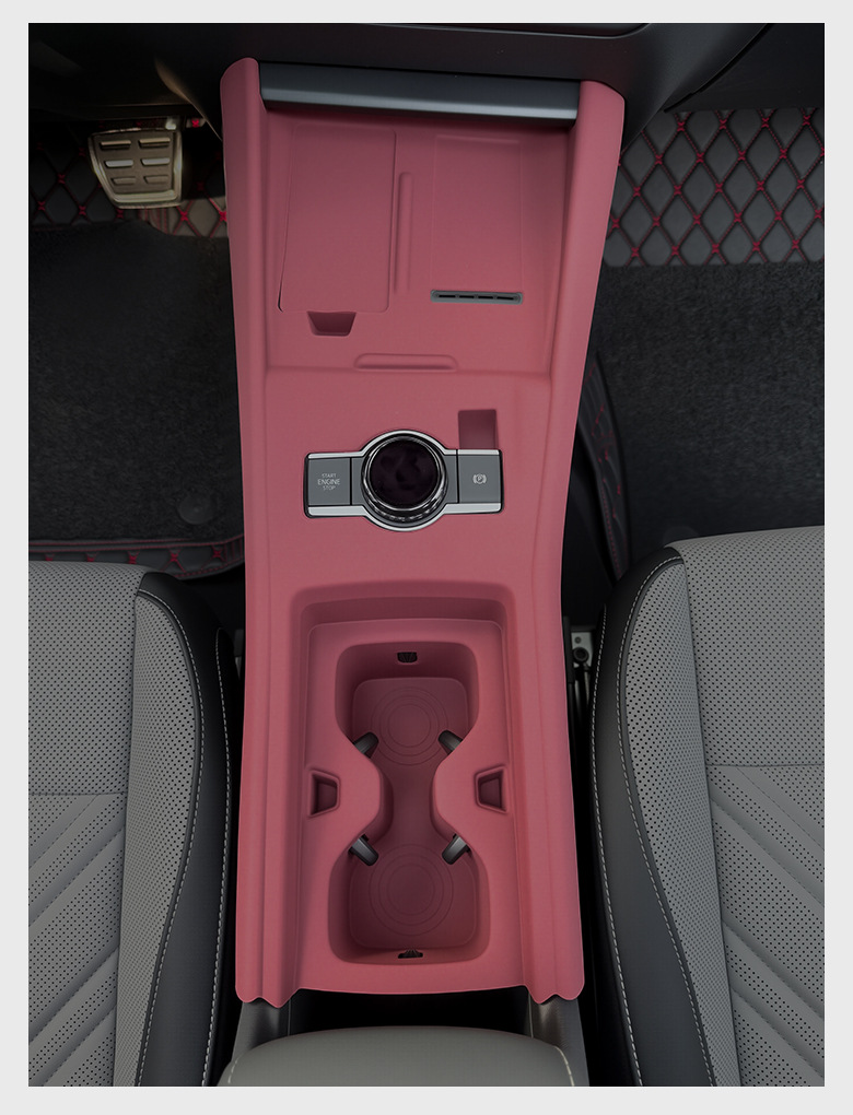 25 Volkswagen Tanyue L Central Control Panel Silicone Pads, Water Coasters, Wireless Charging Protective Pads, Car Modification Accessories