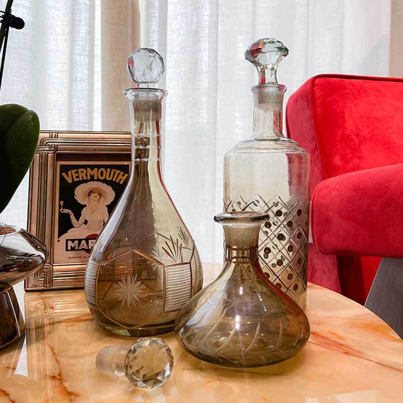 Coloured Glaze Handmade Vase Hydroponics Flower Arrange Flower Bottles Creative Transparent Home Decoration Craft Wine Ornaments