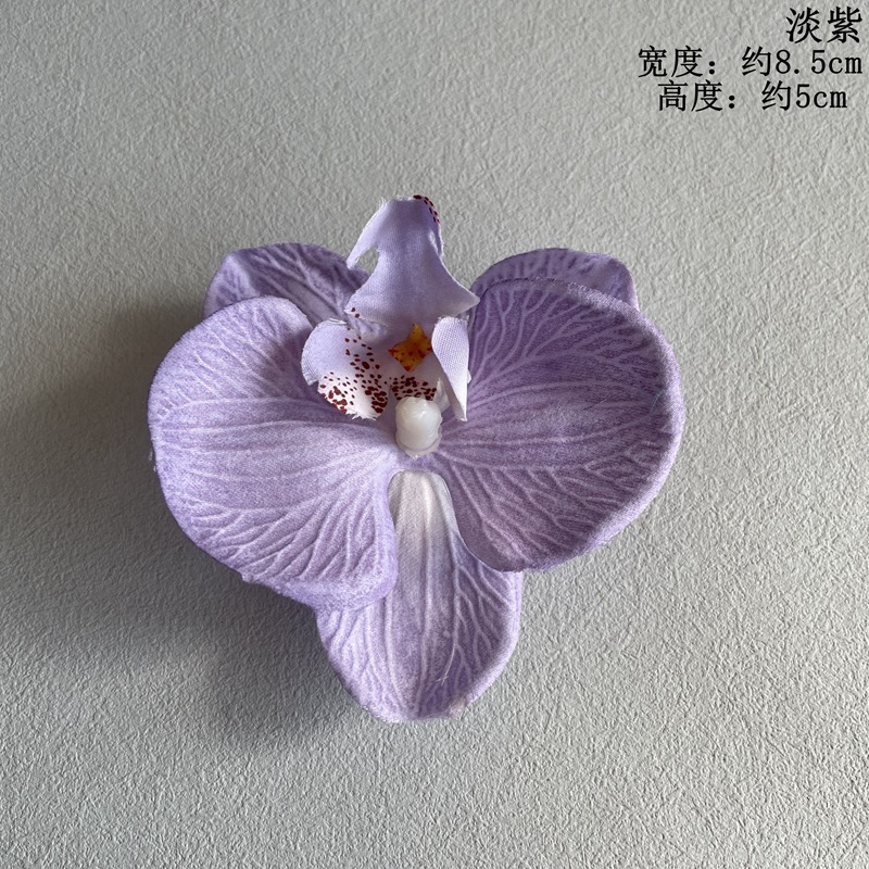 擬似顕紋胡蝶蘭花頭飾りヘアピン手作りdiyケーキデザート台装飾盆栽生け花制作|undefined