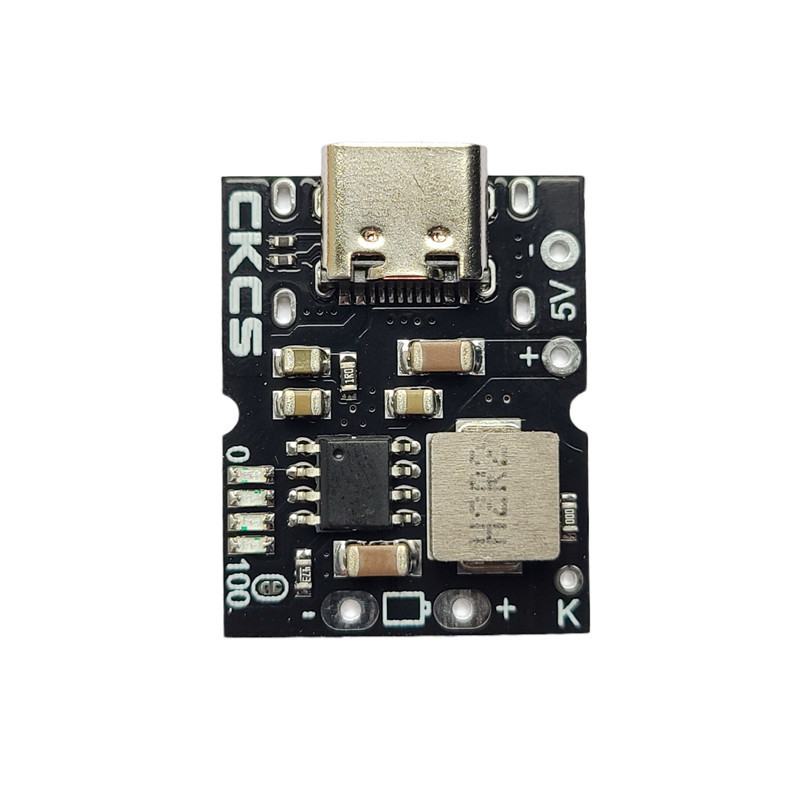 CKCS高精度5V2A充放电一体模块 Type-C输入 兼容4.2V/4.35V锂电池