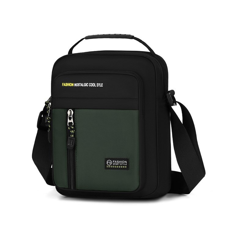 Comercio exterior nuevo bolso de hombro de moda para hombres, bolso de mano de viaje simple, bolso de hombro práctico tridimensional versátil