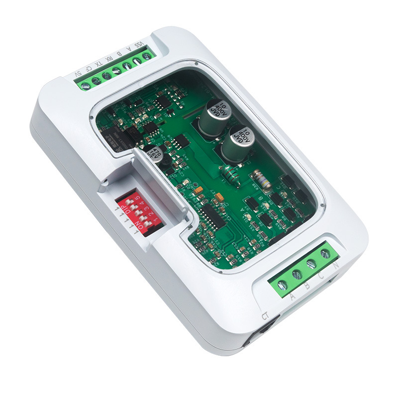 Peacefair 三相 AC 電圧および電流計電力収集モジュール MODBUS プロトコル電子通信ボックス