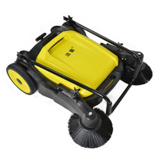White Cloud Hand-Pushed Industrial Sweeper Workshop Sweeper Unpowered Factory Warehouse Vacuum Cleaner Sweeps Dust