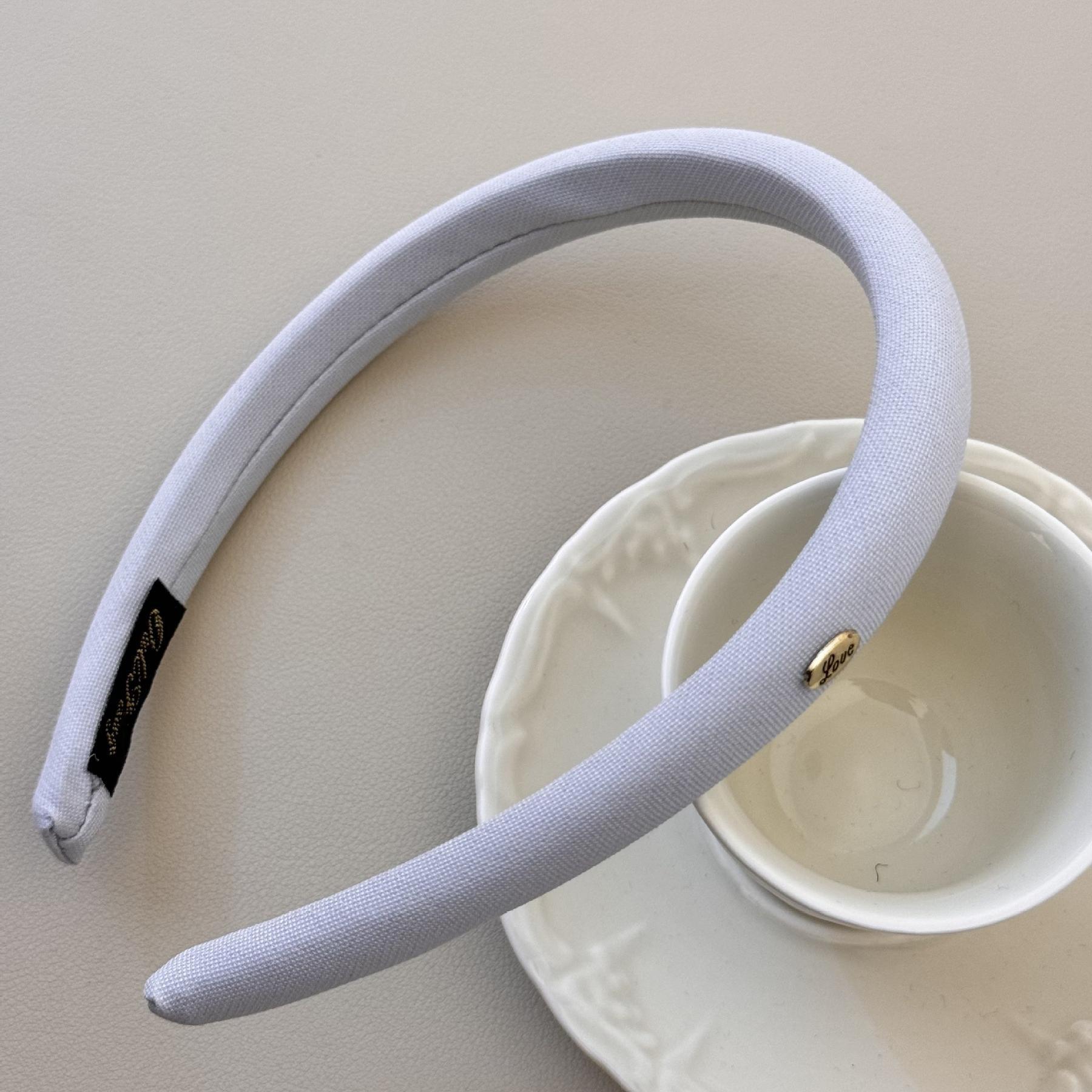 Alta calidad, lujo ligero, pequeña esponja fresca, diadema de color fino, venta al por mayor para mujer, paquete de pelo superior de cráneo alto, horquilla de lavado de cara de verano