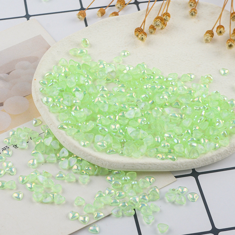 small acrylic nail decoration for manicure