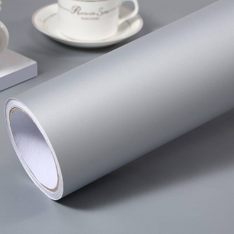 Self-adhesive solid color waterproof wallpapers