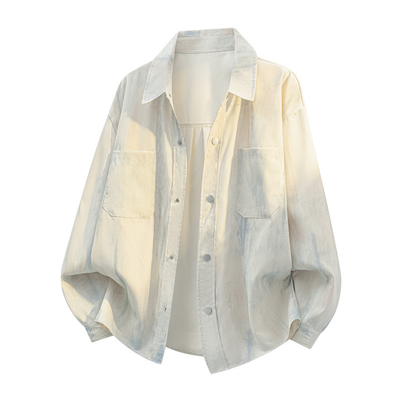 2026 Spring and Autumn New Tie-Dye Shirts, New Jackets, Autumn and Winter Trendy Corduroy Cross-Border Jackets for Men 2026 Spring and Autumn New Tie-Dye Shirts, New Jackets, Autumn and Winter Trendy Corduroy Cross-Border Jackets for Men