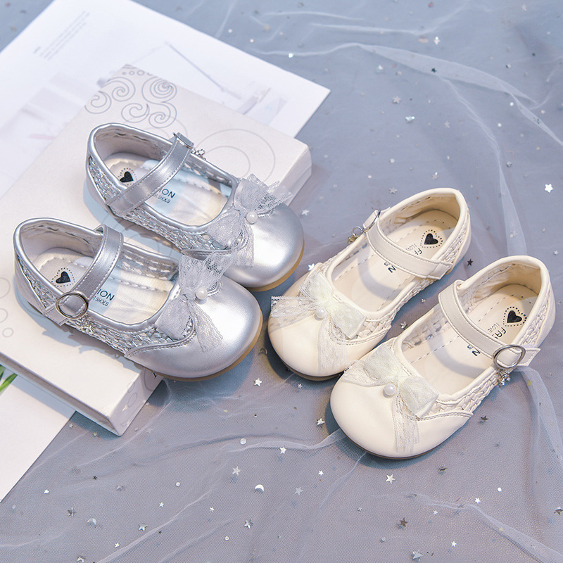 Dulces zapatos de arco para niños 2026 primavera y otoño nuevos zapatos de suela suave de moda versátiles zapatos de estilo princesa marizhen zapatos image 5