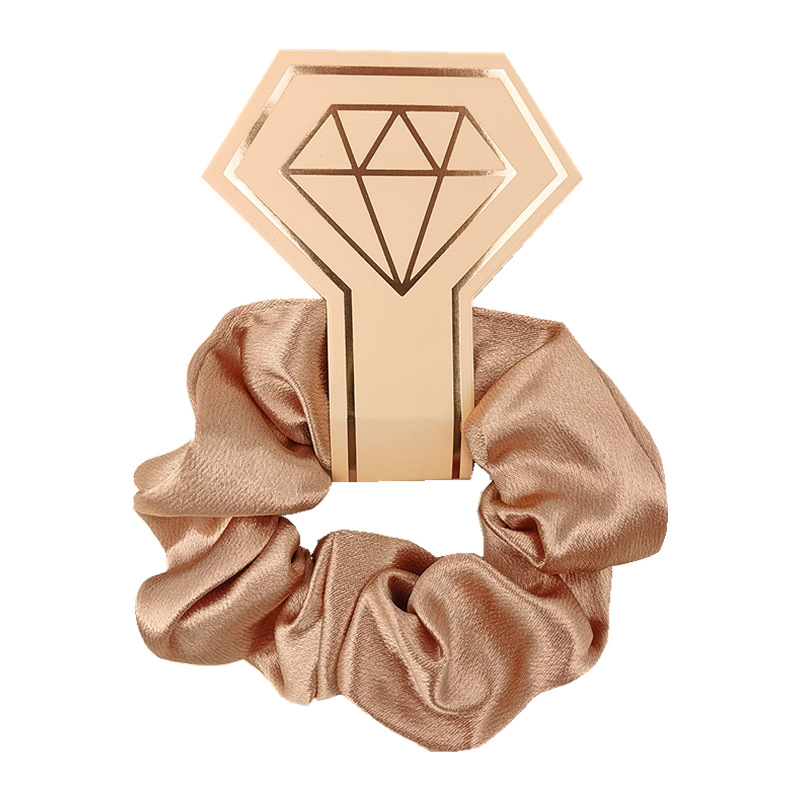 水晶缎吊卡玫瑰金色