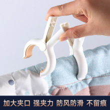 无痕防滑晾晒夹跨境沙滩防风夹家用多功能棉被固定防风塑料夹现货