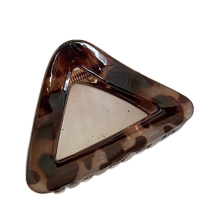 秋冬韩系高级感2025新款女发夹后脑勺简约半扎发慵懒风鲨鱼夹头饰 5