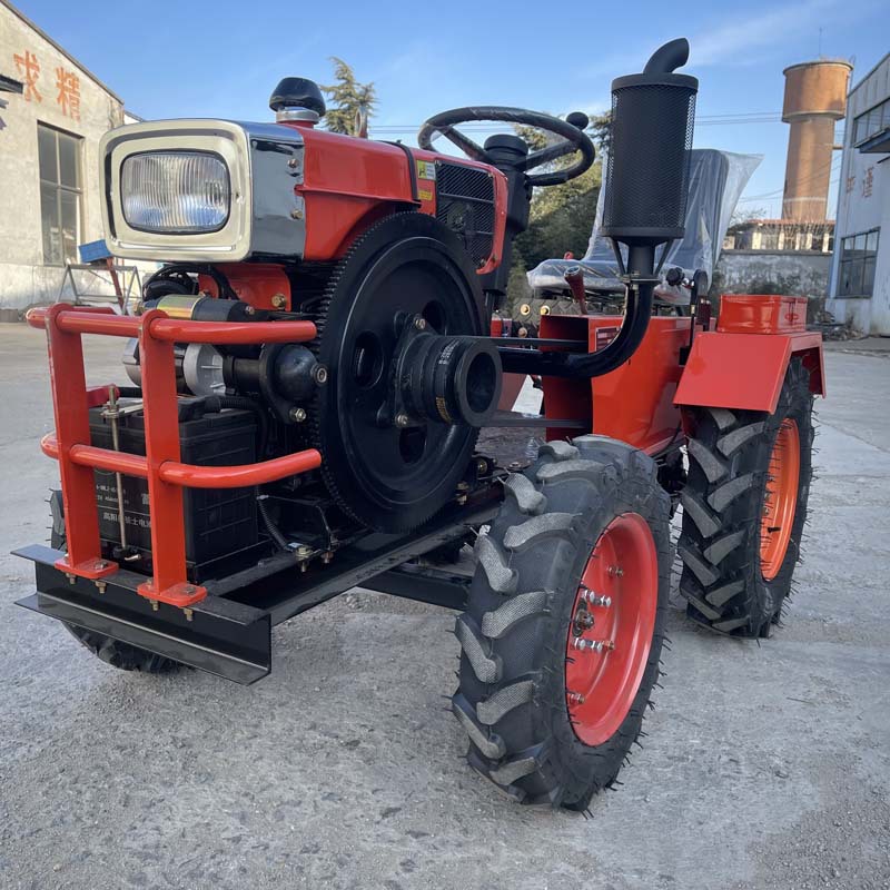 出口小型迷你四轮拖拉机批发12-22马力果园大棚农用小地块拖拉机