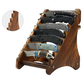 家用厨房多层刀具收纳架桌面陈列水果刀工具刀摆台展示架橱柜