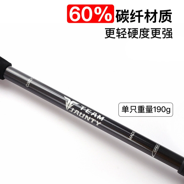 Углеродное волокно с двумя пластинами лыжные палки для мужчин и женщин