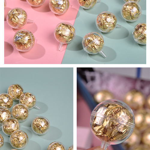 Transparent chocolate tori flower shop supplies bouquet flower packaging materials plastic Valentine's Day chocolate tori
