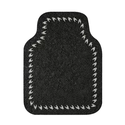Universal Foot Pad, Car Wire Loop Floor Mat Single - houndstooth-front-1-5060