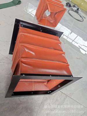 Fan improve air circulation Soft connection Flue Air passage improve air circulation canvas Soft connection High temperature resistance Silica cloth Telescoping Soft connection