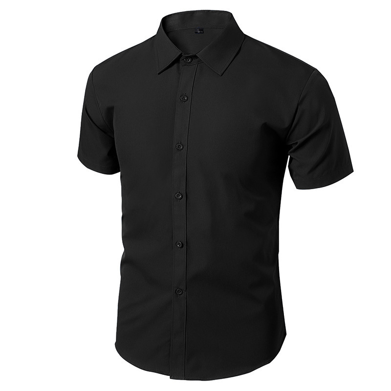 Camisa blanca de manga larga para hombres sin planchar ropa formal de negocios Delgado estilo coreano trabajo profesional camisa de traje casual blanca para hombres