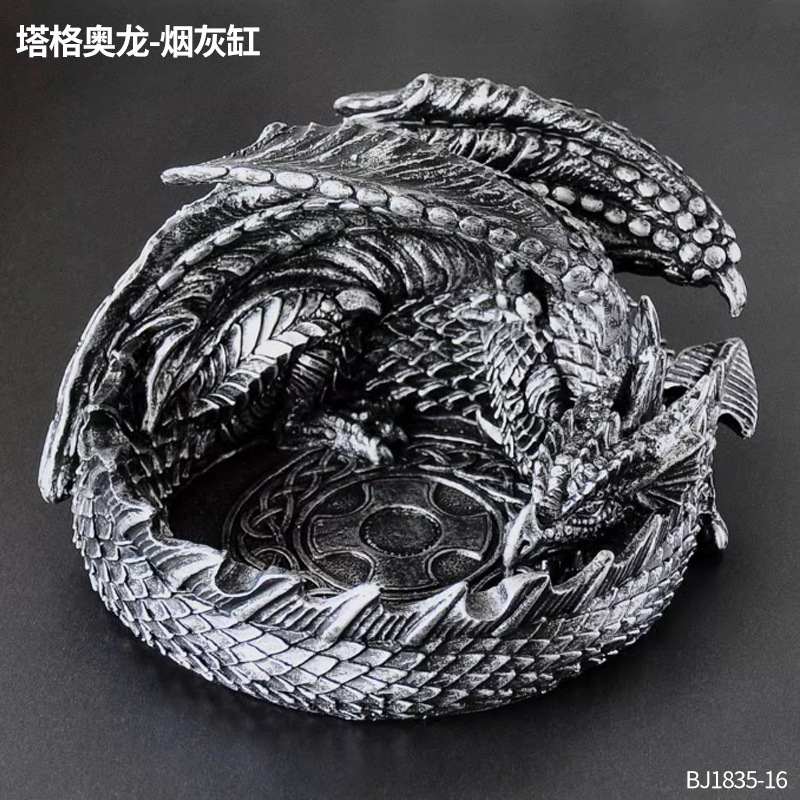 塔格奥龙形欧式家用烟灰缸创意个性潮流多功能时尚男生生日礼品|undefined