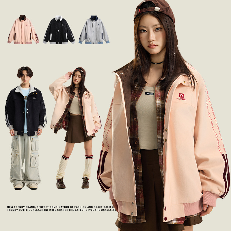 Retro design jacket for men and women
