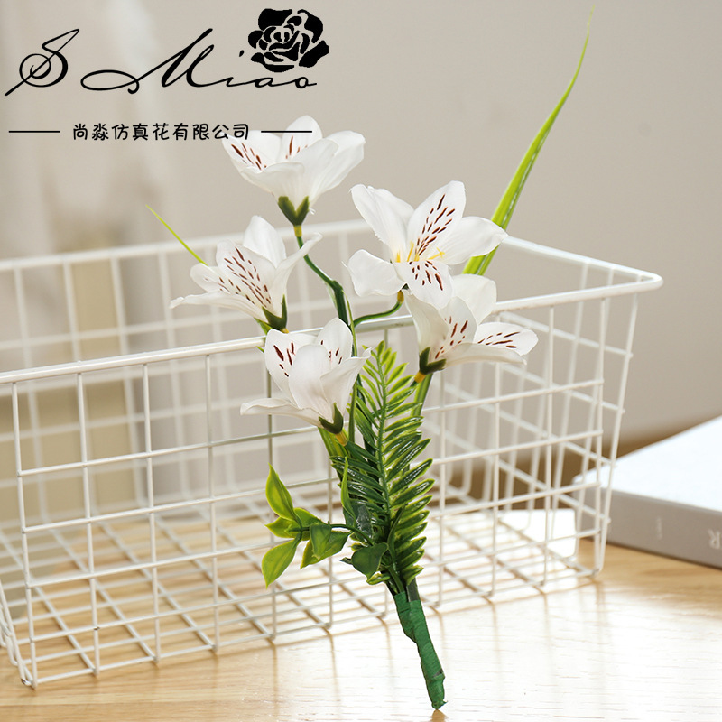Flor artificial 10-cabeza pequeña huilan bonsai flor artificial bonsai fábrica suministro directo decoración interior pequeños adornos entrega de una sola pieza