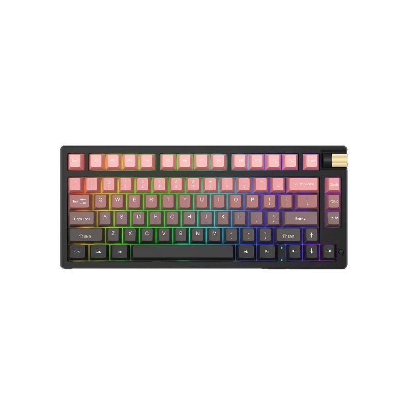 Mechanical handheld gaming keyboard OBALL GK75, 80‑key, Bluetooth, three‑mode compact