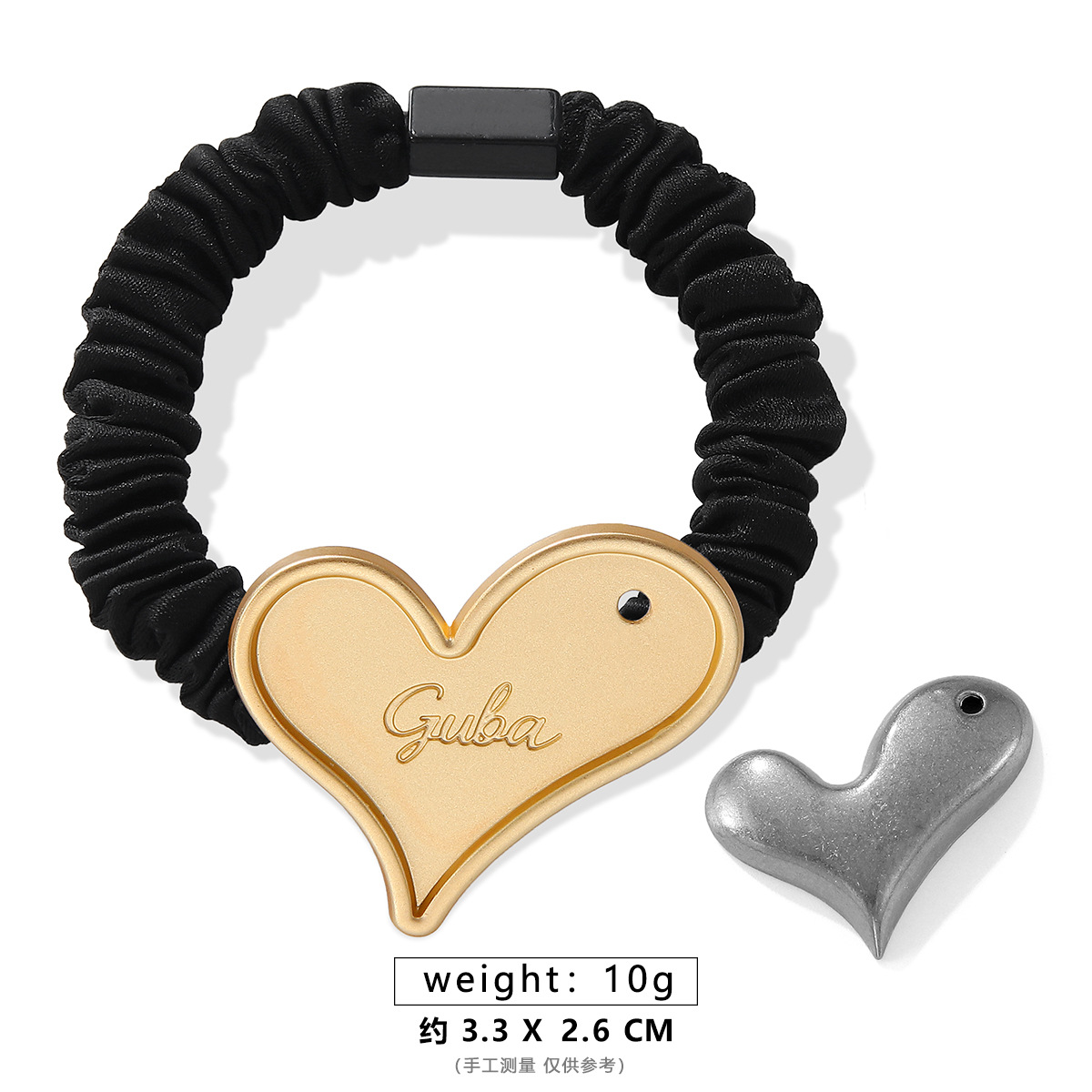 불규칙한 사랑 소장머리끈 [뚜껑이 있는 매트골드]