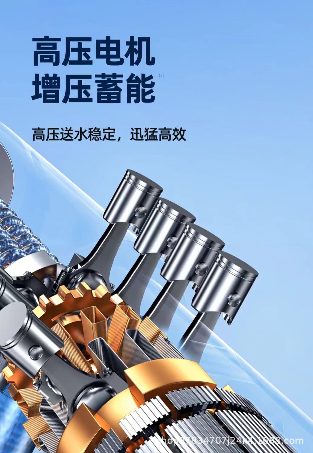 Wireless car washer household portable car rechargeable high-pressure water gun high-power lithium battery water pump cleaning god