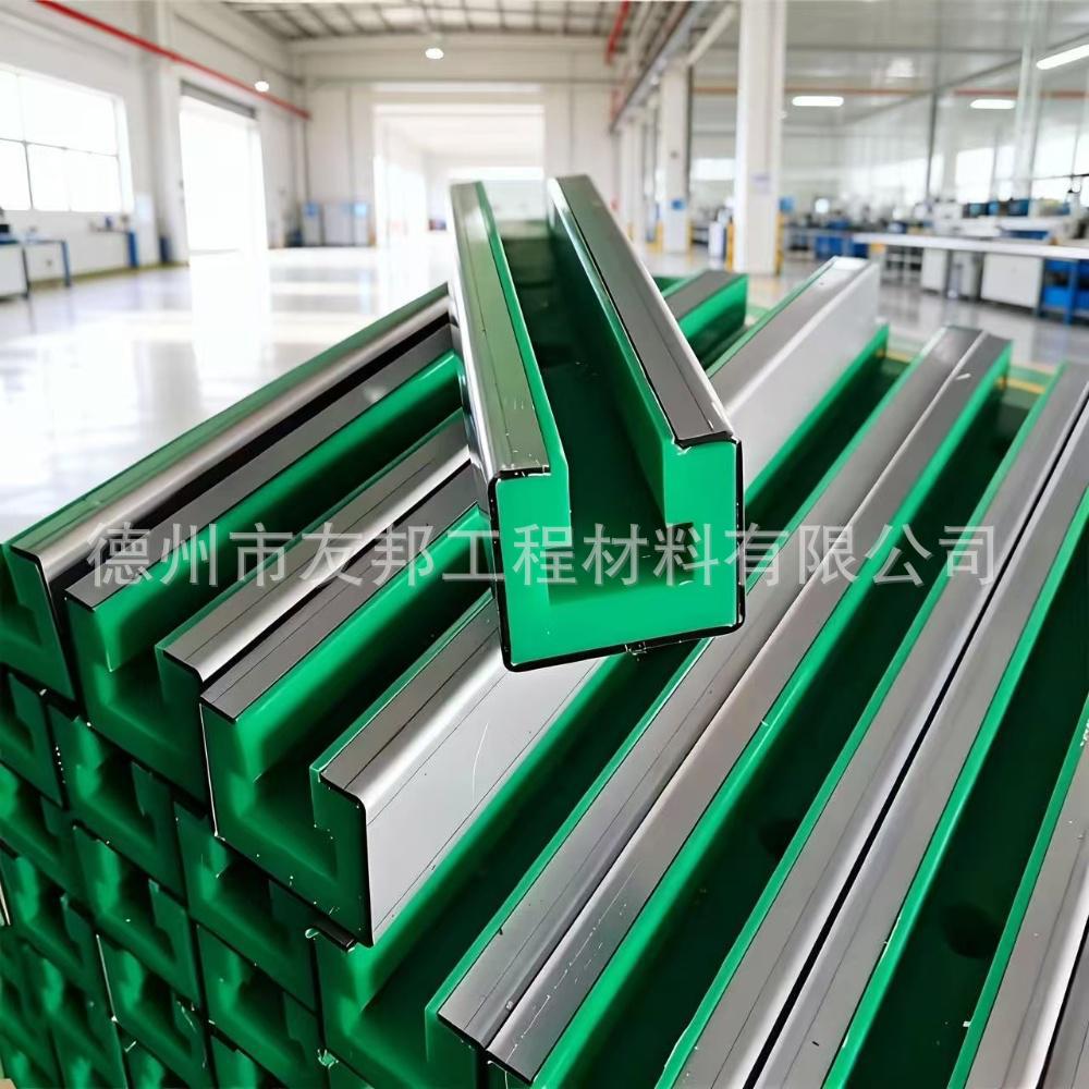 绿色聚乙烯导轨运输机械用链条导轨upe导轨体