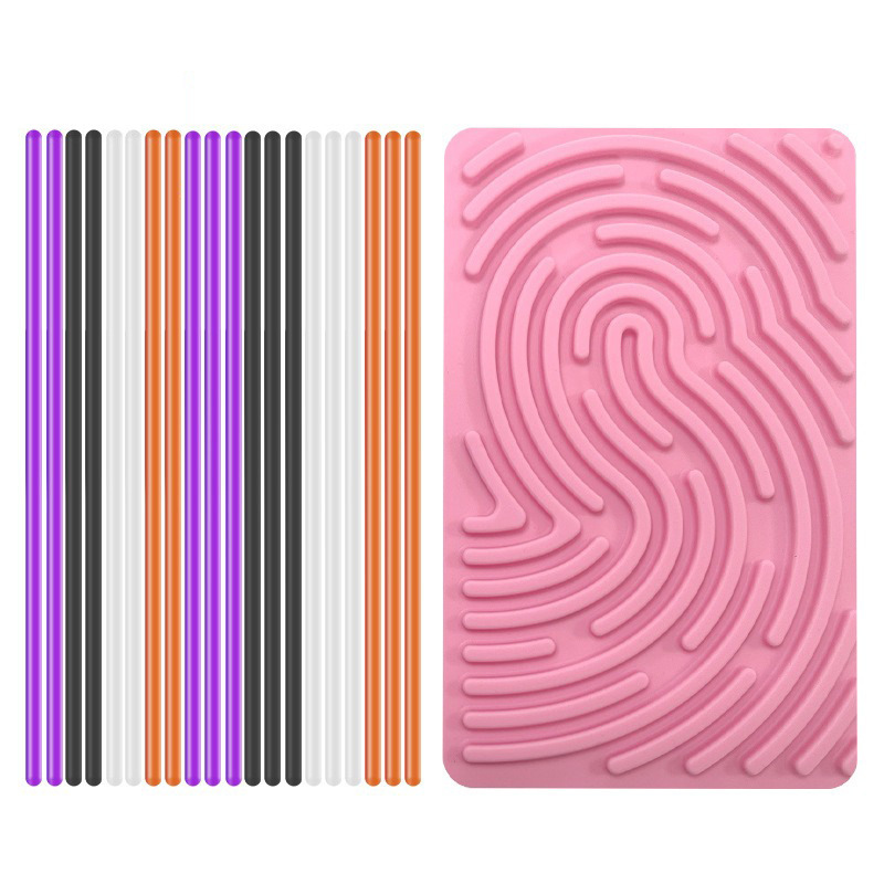 Juguetes Fidget de silicona sensoriales tablero de descompresión de compresión infantil rompecabezas de compresión ansiedad autismo