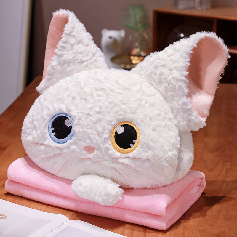 독일 흰 고양이 베개 담요 38CM/0.7kg