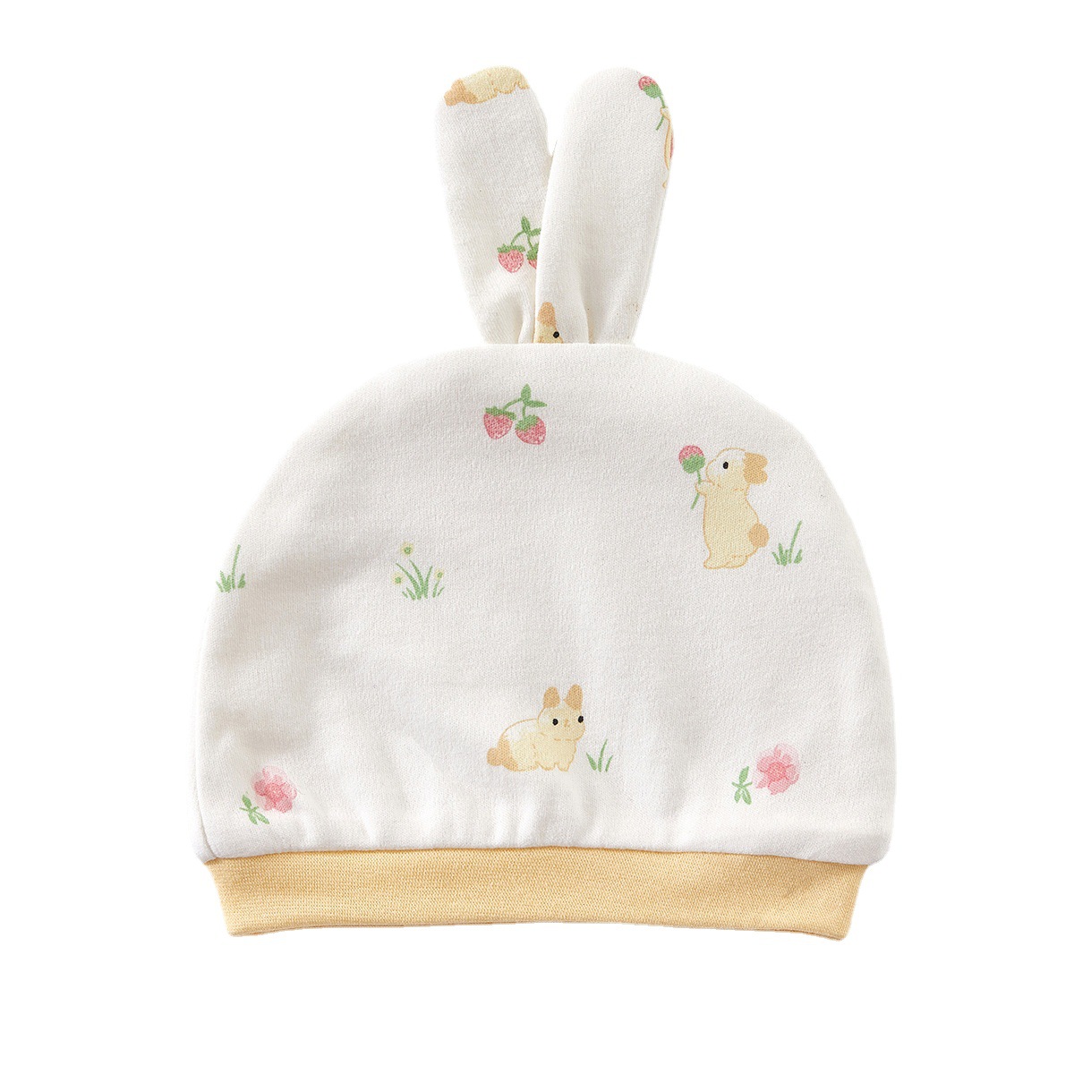 Gorro protector de fontanela para bebé recién nacido de 0 a 3 meses, estilo primavera y otoño, de algodón puro, unisex, con parte superior redonda