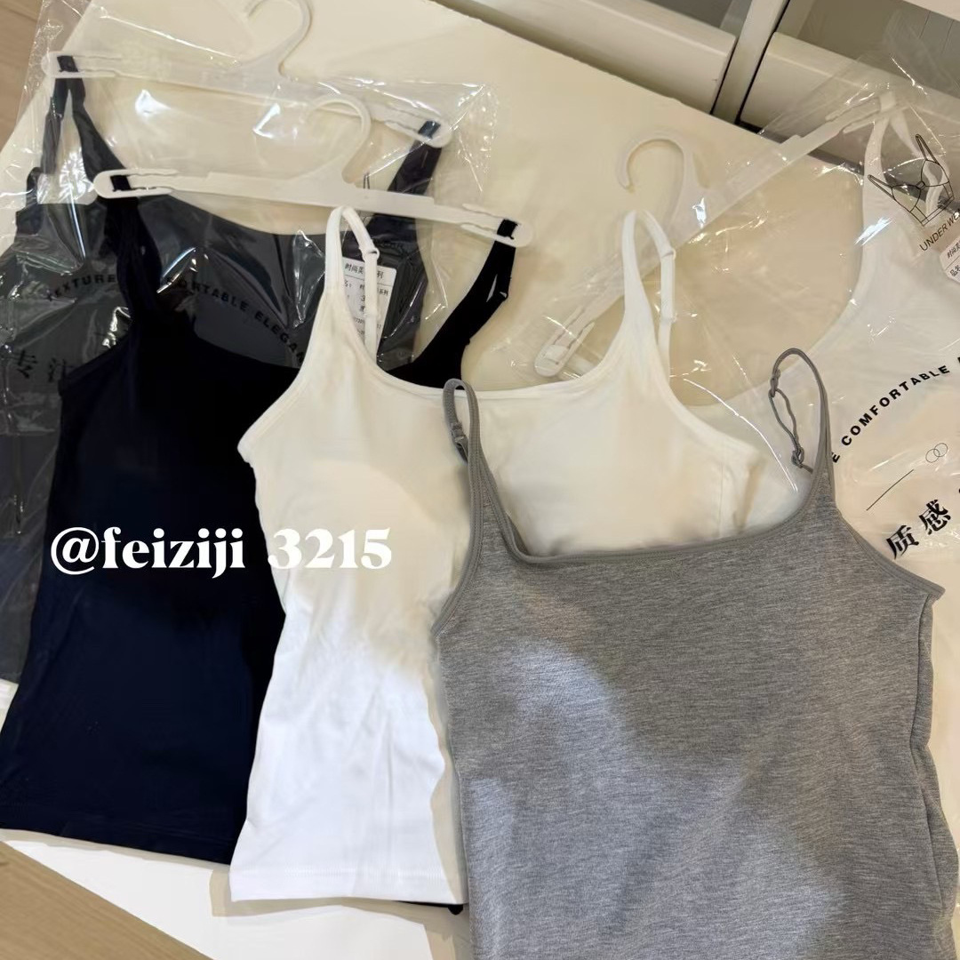 페이즈지 레터링 빅U 컷아웃 캐미솔 여성용, 가슴 패드 내장 일체형 컵, 아우터로 착용 가능, 슬림핏, 슬리밍 효과