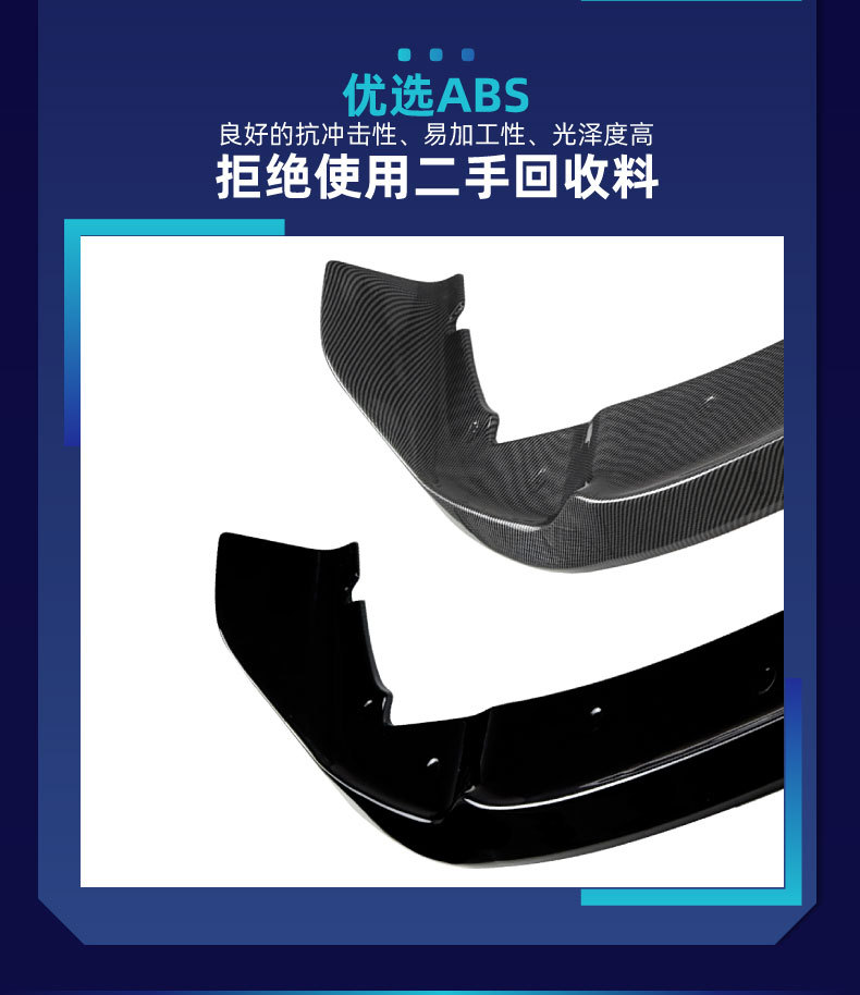 Suitable for Bmw 1 Series F40 m Sport Mp Model, Dedicated Integrated Front Lip Spoiler Kit for Cross-Border Modification