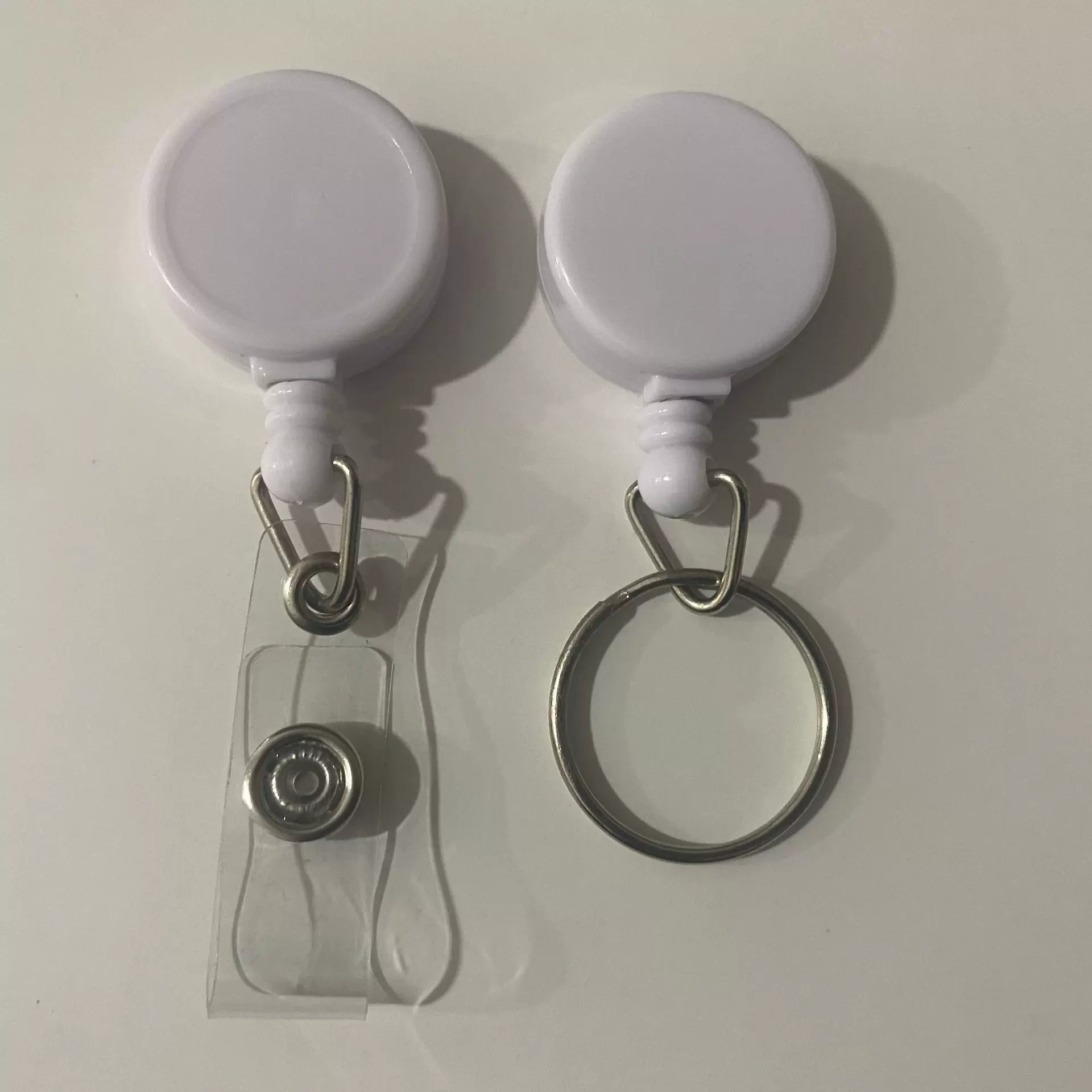 伸缩扣小易拉扣2.5cm易拉得玩具钥匙扣光面证件扣卡通工牌胸卡扣