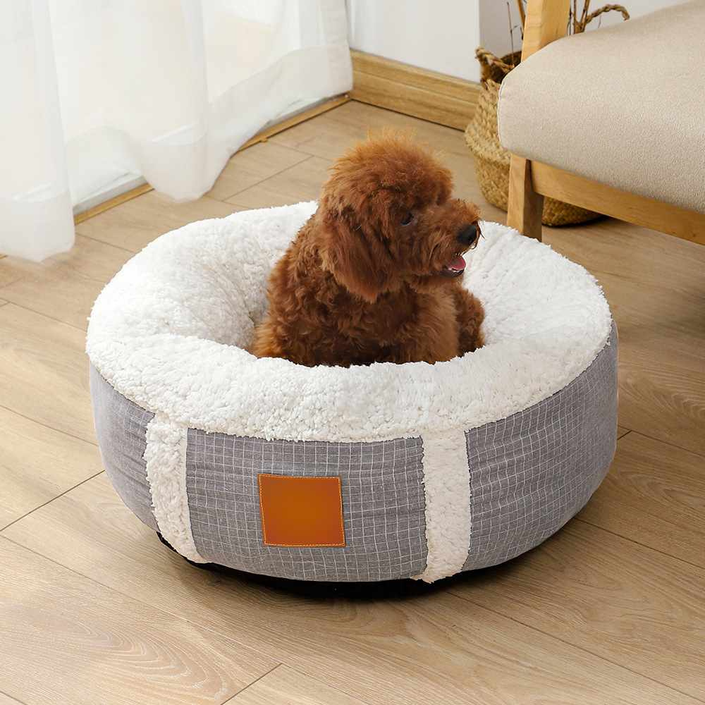 Cat's Nest Four Seasons Universal Super Big Winter Cálido Cat Villa Cerrado Red de Internet Multer Cat Family Donut Perro