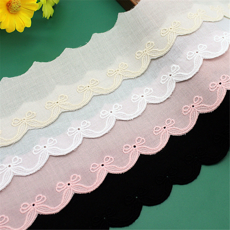 Tianying Lace Accessories 4-10cm Bow Cotton Embroidery Lace Lolita Clothing Hair Accessories Pillowcase Materials Tianying Lace Accessories 4-10cm Bow Cotton Embroidery Lace Lolita Clothing Hair Accessories Pillowcase Materials