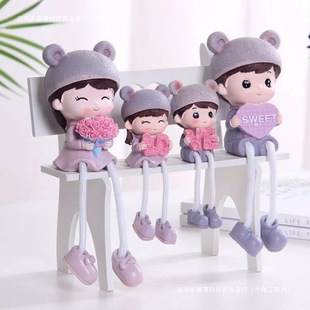 Home Decorations, Living Room Small Ornaments, Full Resin Hanging Doll, Creative Room Bedroom Decorations, Wedding Gifts]