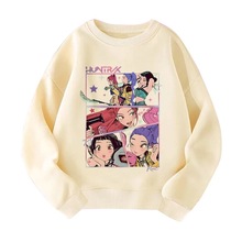 Funny O-Neck Hoodie Manga Kids Kpop Demon Hunters Children's