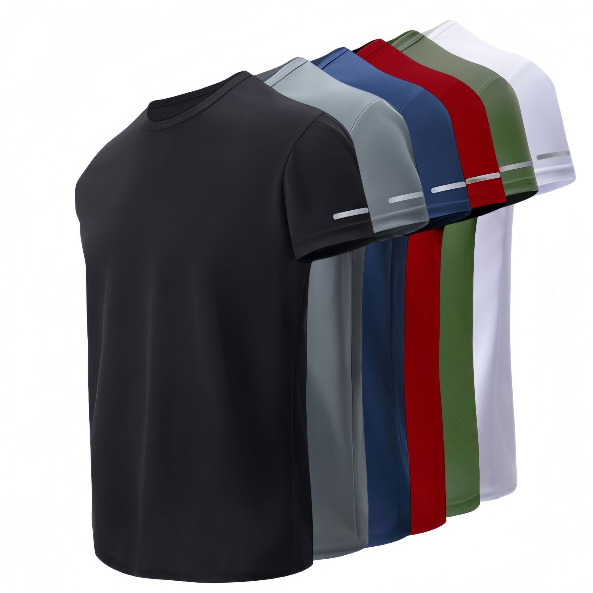 Black+grey+blue+red+green+white