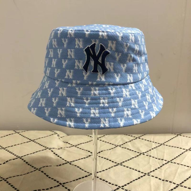 mlb韩国NY渔夫帽子字母男女四季牛仔满标B太阳盆帽宽檐韩版设计|undefined