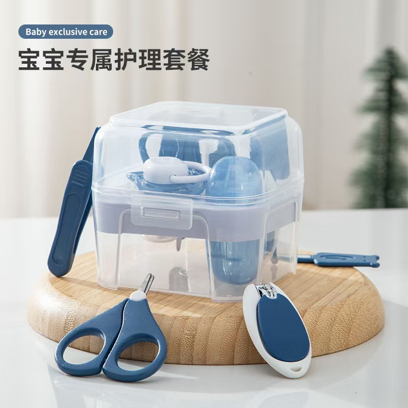 Newborn Baby Special Bear Seven-Piece Set Children's Nail Clippers Baby Care Tools Baby Nail Clipper Set