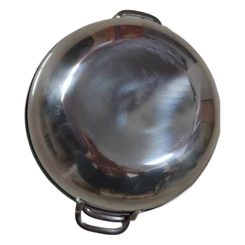 Jin Rongfa Горшок из нержавеющей стали Сухой горшок Морепродукты Вок Отель Коммерческая спиртовая плита Утолщенный сотовый маленький горячий горшок с плоским дном