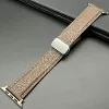 Brown coffee color silver buckle